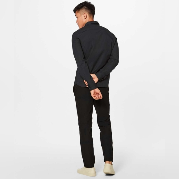 Lululemon Commission Pant Slim *Warpstreme 37" Size 34 Black Color - Picture 2 of 16